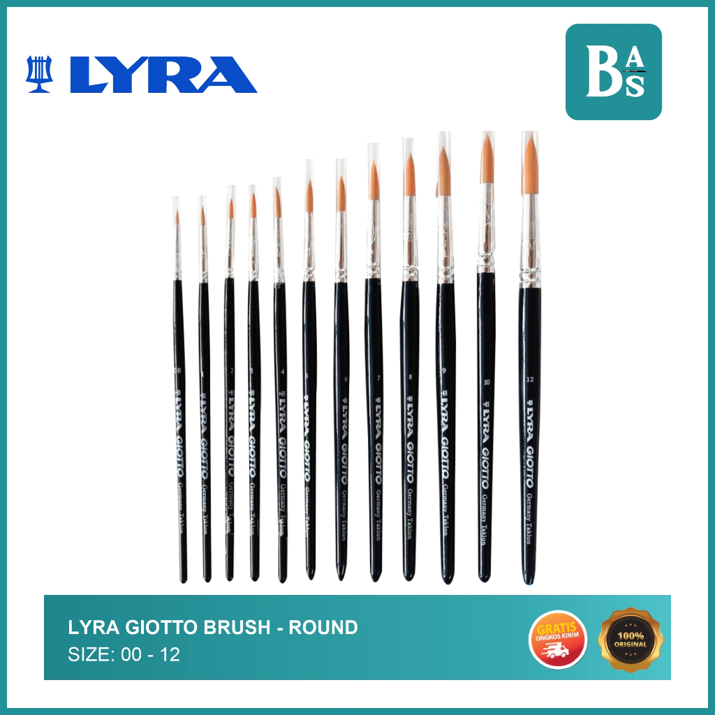 

Lyra Giotto Brush - Round