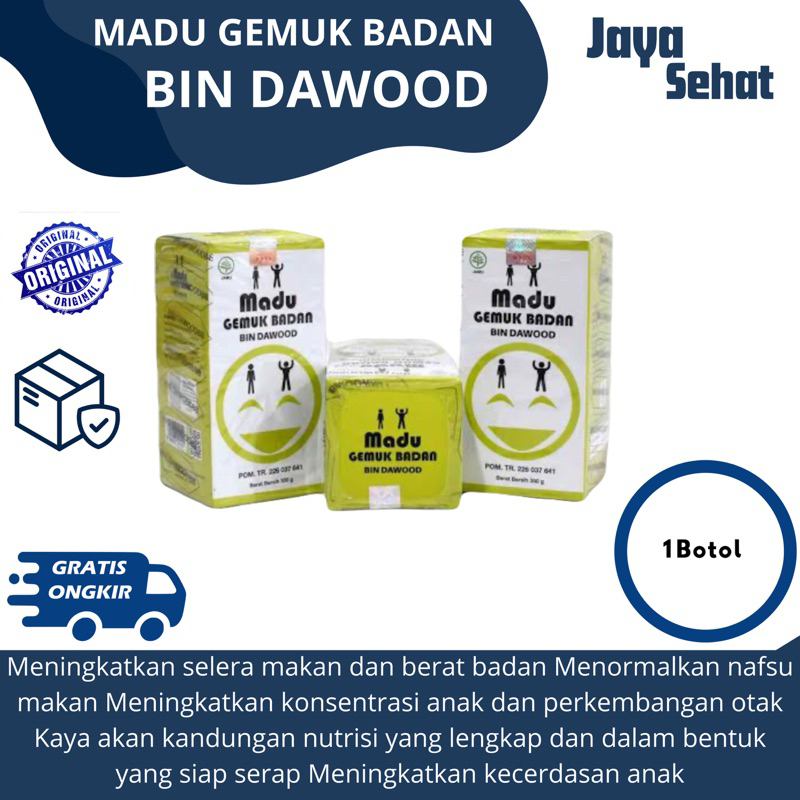 Bin Dawood Madu Gemuk Badan Suplemen Penambah Berat Badan Anak