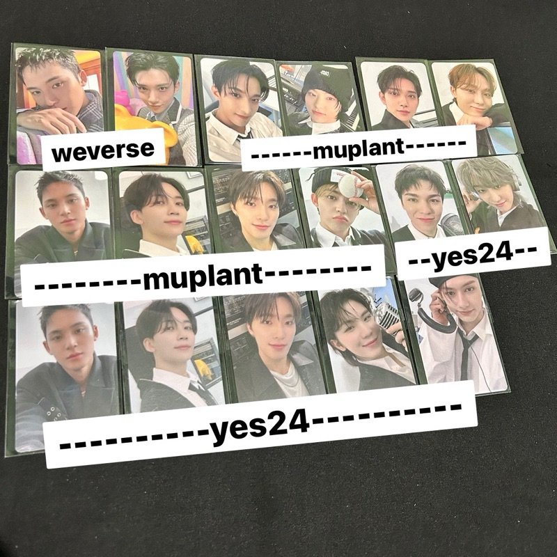 PC PHOTOCARD SEVENTEEN MINGYU JEONGHAN SCOUPS WONWOO JOSHUA HOSHI DK THE8 JUN DINO VERNON WOOZI SEUN