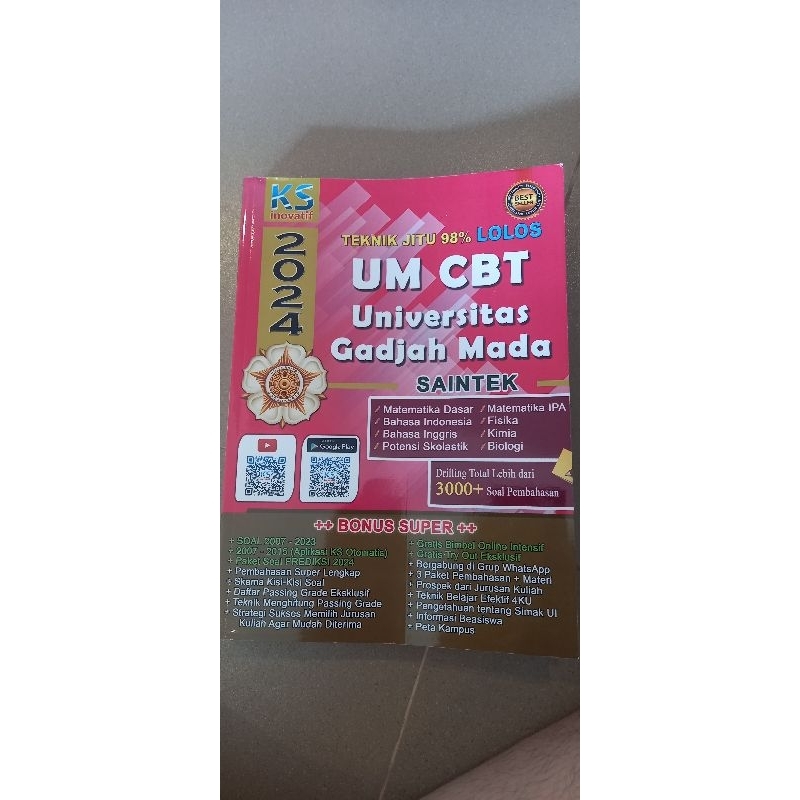 

buku soal utul ugm