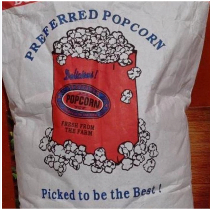 

Popcorn Dove 20kg / Dove Popcorn 1 Karung 20kg