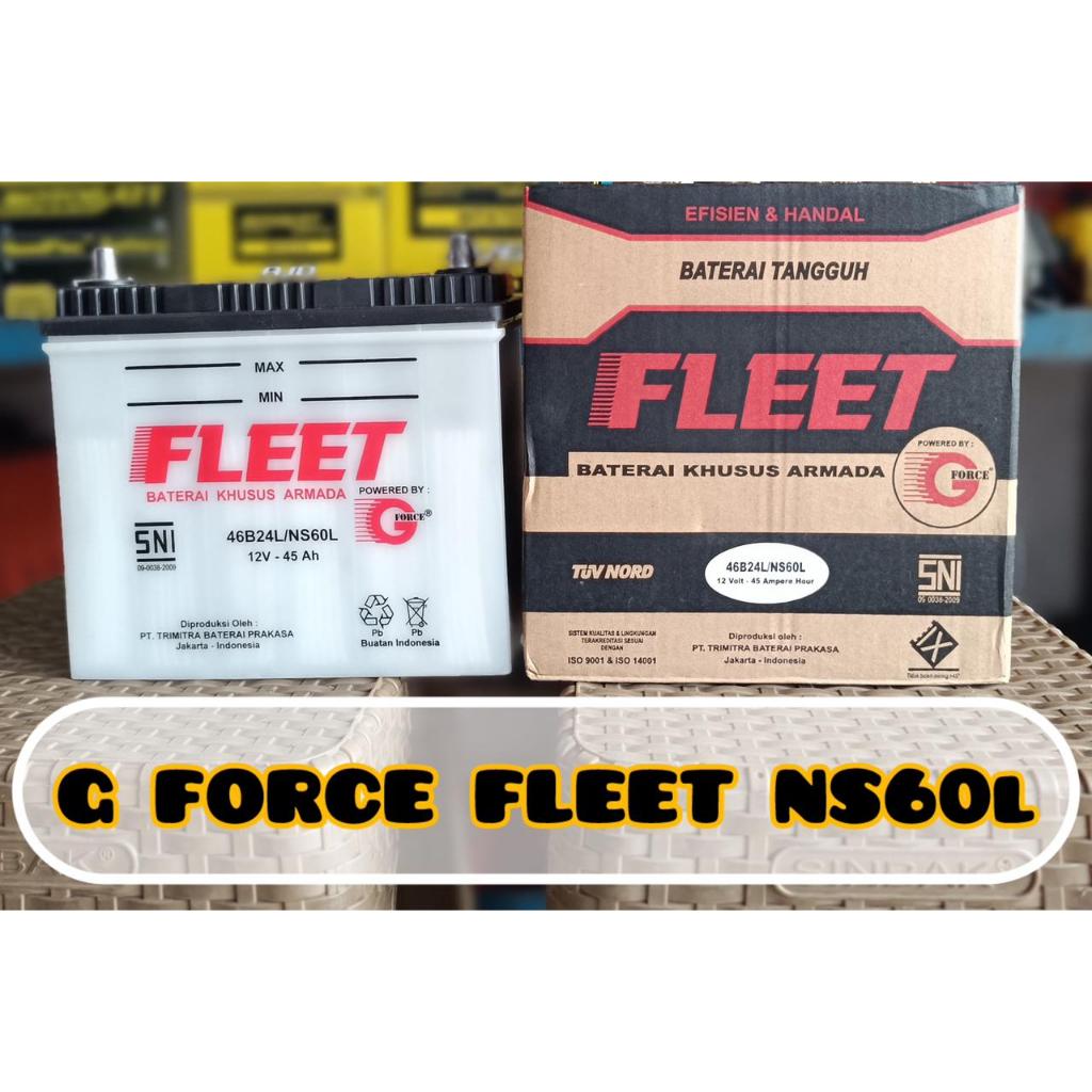 aki mobil daihatsu charade, classy, feroza ns60l 12v45ah g force basah