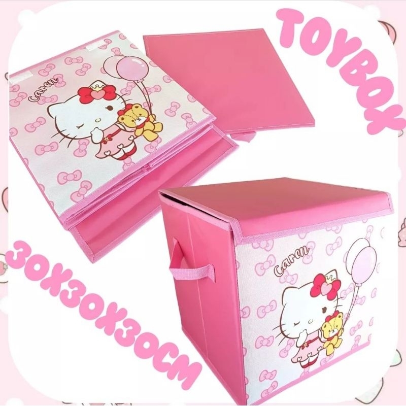 TOYBOX LIPAT TUTUP Tempat Penyimpanan Mainan Anak STORAGE BOX CUSTOM