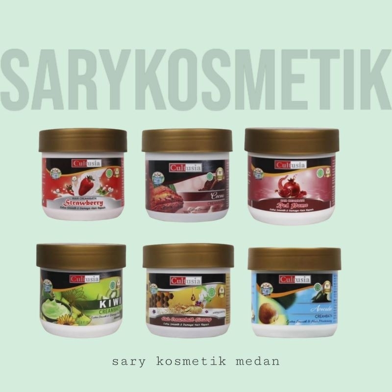 pp/ CULTUSIA CREAMBATH BUAH 500 GR - DAILY SALON CREAMBATH