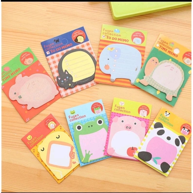 

STICKY NOTES MOTIF HEWAN / TEMPELAN KERTAS / CATATAN MEMO