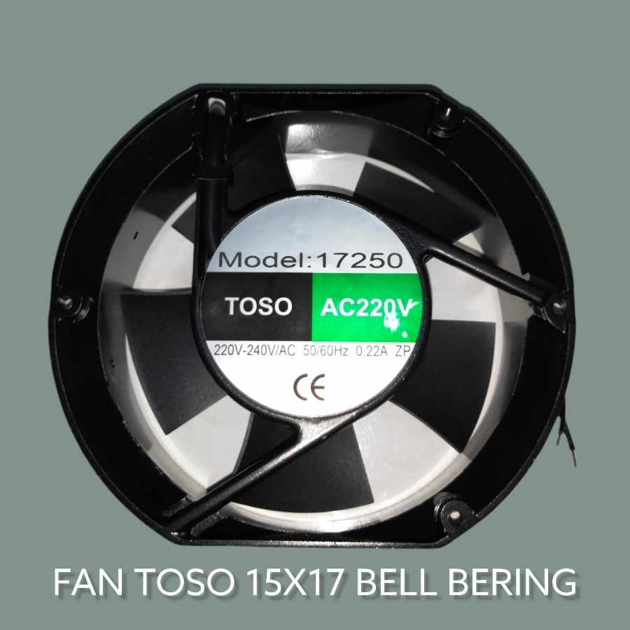 kipas dinding Oval fan AC oval 15cm x 17cm AC 220V