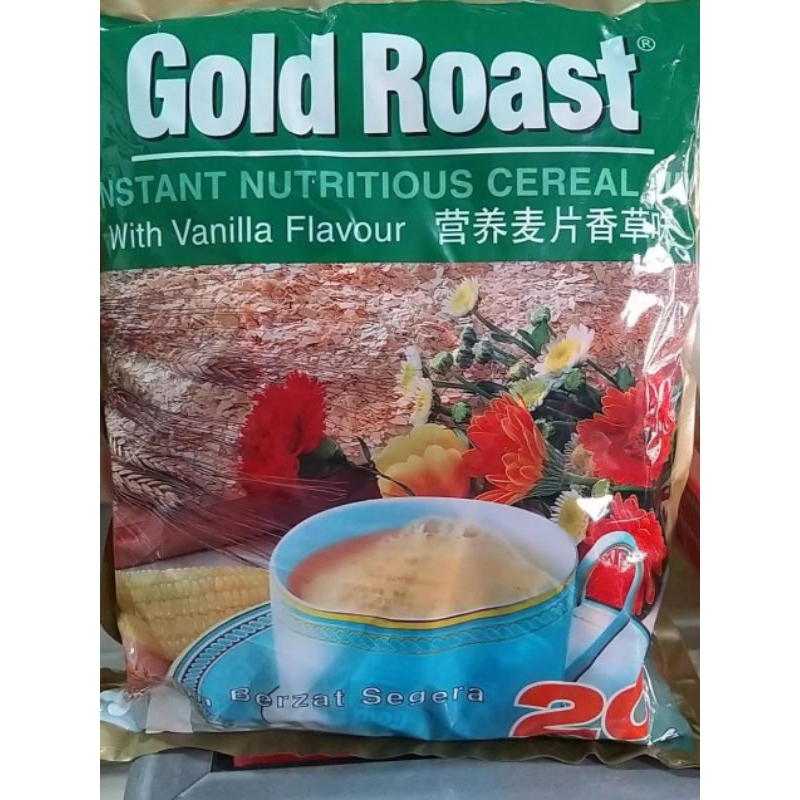 

GOLD ROAST INSTANT NUTRITIOUS CEREAL 600g WITH VANILA FLAVOUR / RASA VANILA