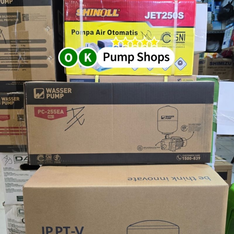 POMPA AIR WASSER PC 255 EA JET PUMP SUMUR DALAM 250 WATT
