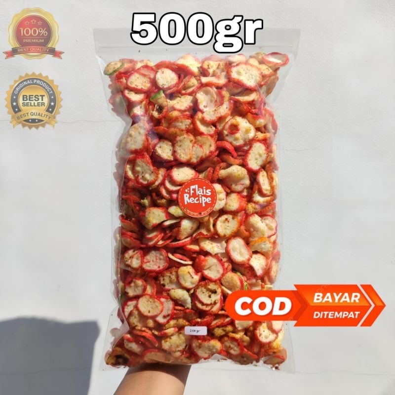 

500gr - Seblak Kencur Pedas Mantab Snack Keripik