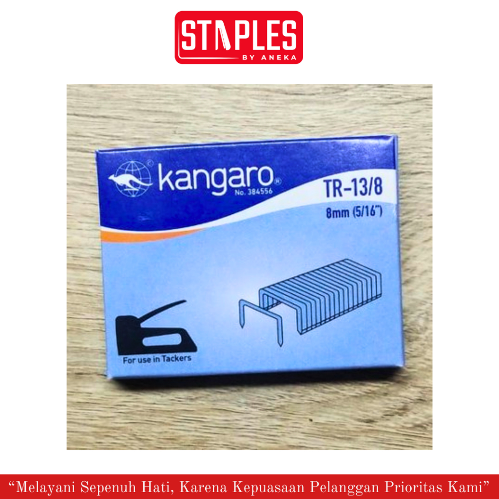 

Kangaro Stapler TR-13/8 / Isi Staples Kangaro TR13/8 Kangaroo TR-13/8