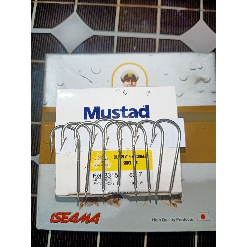 Kail pancing ikan pelagis/tuna/cakalang mancing dasar no 7 MUSTAD kuat/jual perbiji