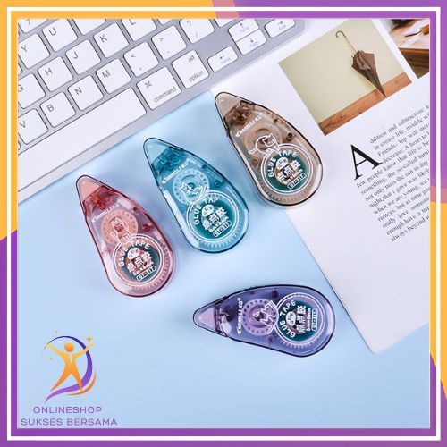 

OSB GLUE TAPE ROLL MOTIF GIRL WARNA RANDOM