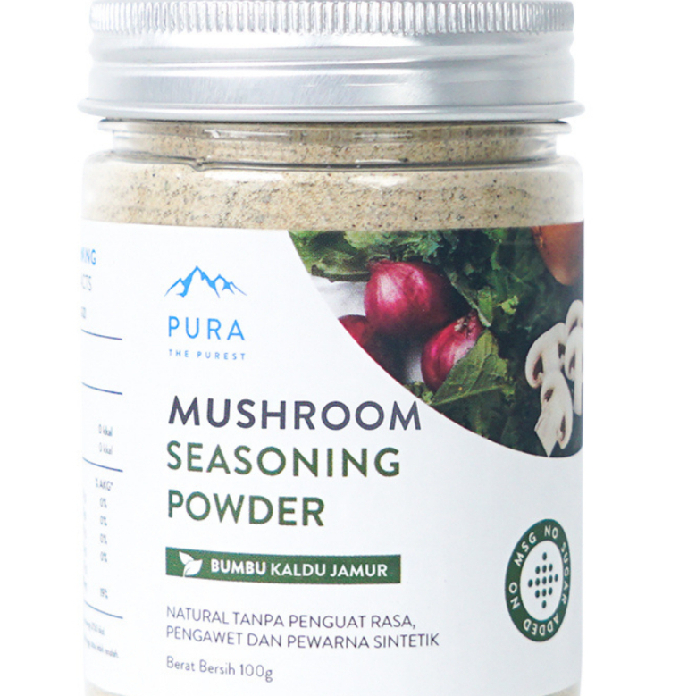 

Pura Mushroom Seasoning Powder / Bumbu Penyedap Non MSG Jamur