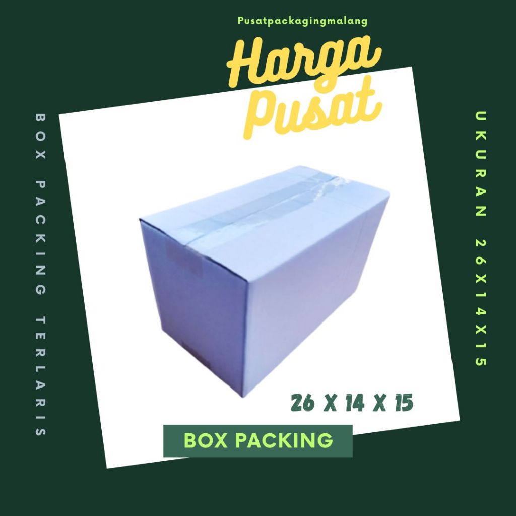 

Kardus AMDK 26x14x15 (24x120ml) Box Packing Karton Dus Kotak Kemasan Air Minum Jamu Minuman