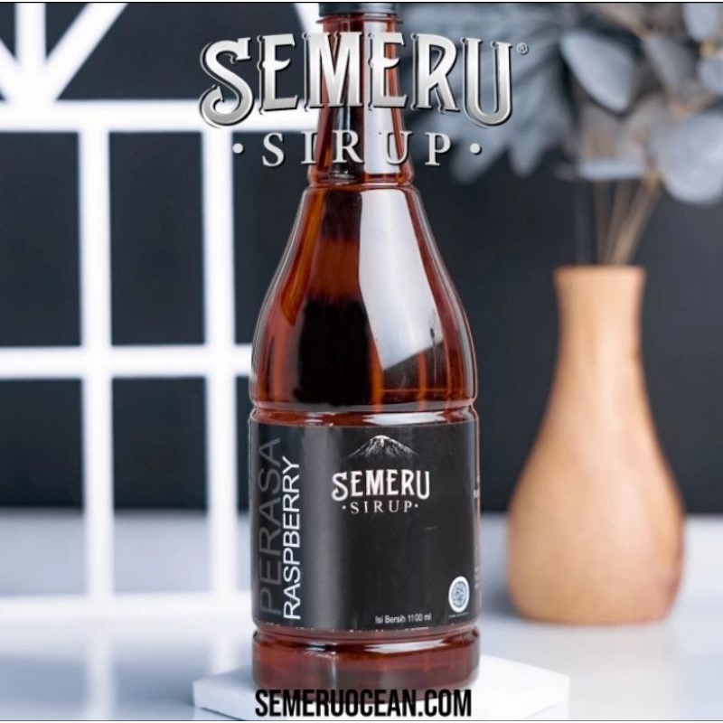 

Raspberry Syrup 1100ml - Sirup Semeru Rasa Raspberry