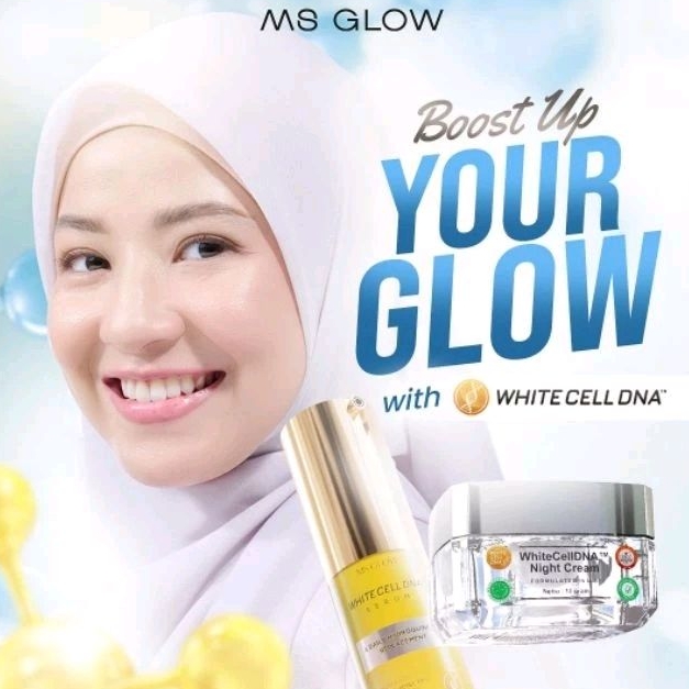 MS GLOW WHITE CELL DNA NIGHT CREAM / SERUM MS GLOW WHITE CELL DNA
