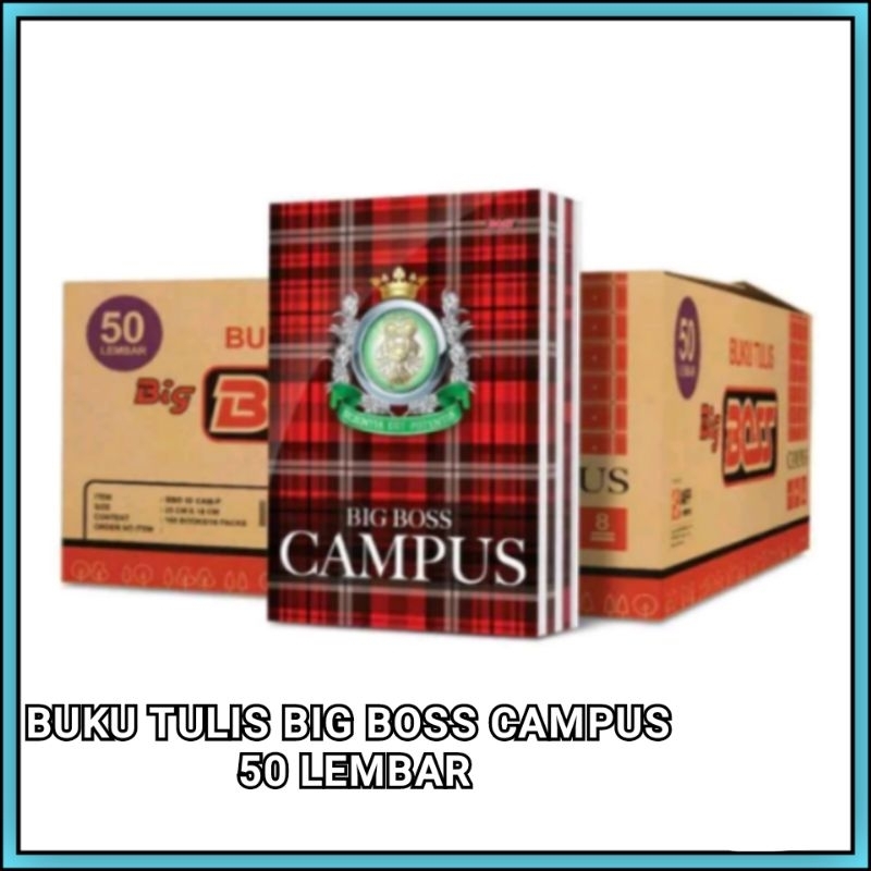 

1 Pak Buku Big Boss Campus 50 Lembar Dan 36 Lembar Isi 10 Buku