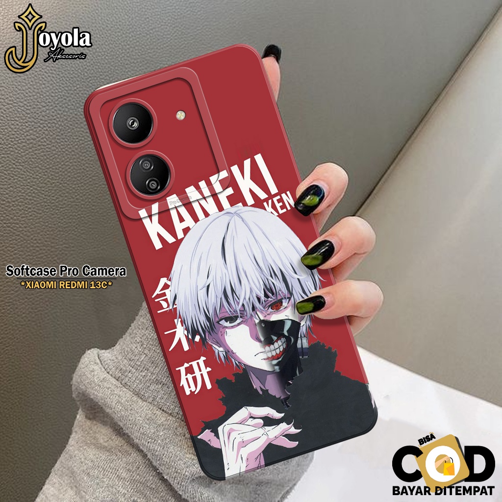 JOYOLA Case Xiaomi Redmi 13C 2023 Terbaru - Fahion Case Anime - Softcase Xiaomi Redmi 13C - Pro Came