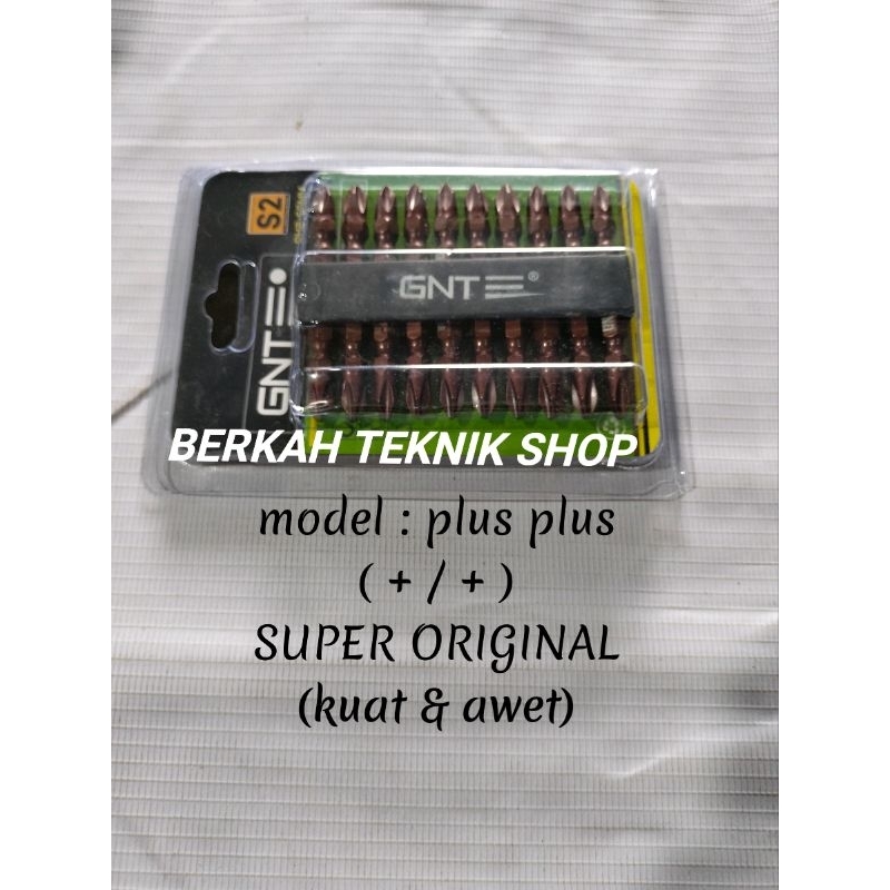 1 pcs) MATA OBENG  GYPSUM +/+ PH2 x 65 mm baja ringan obeng bor