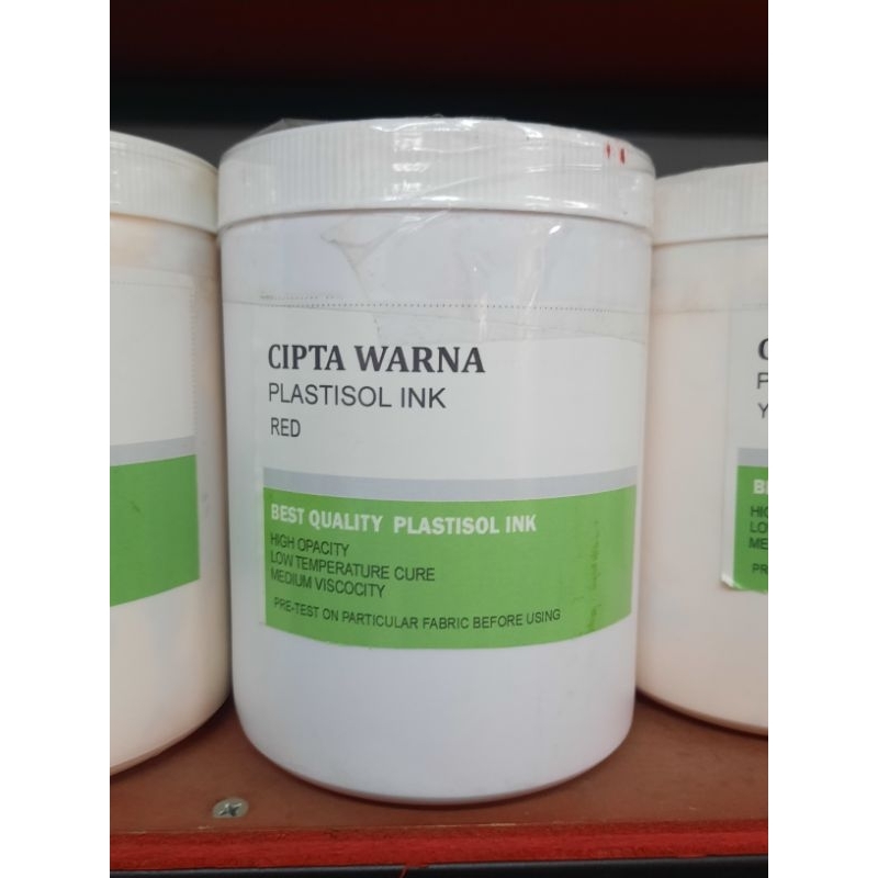 

Tinta Sablon Plastisol Tailan Red Cipta Warna
