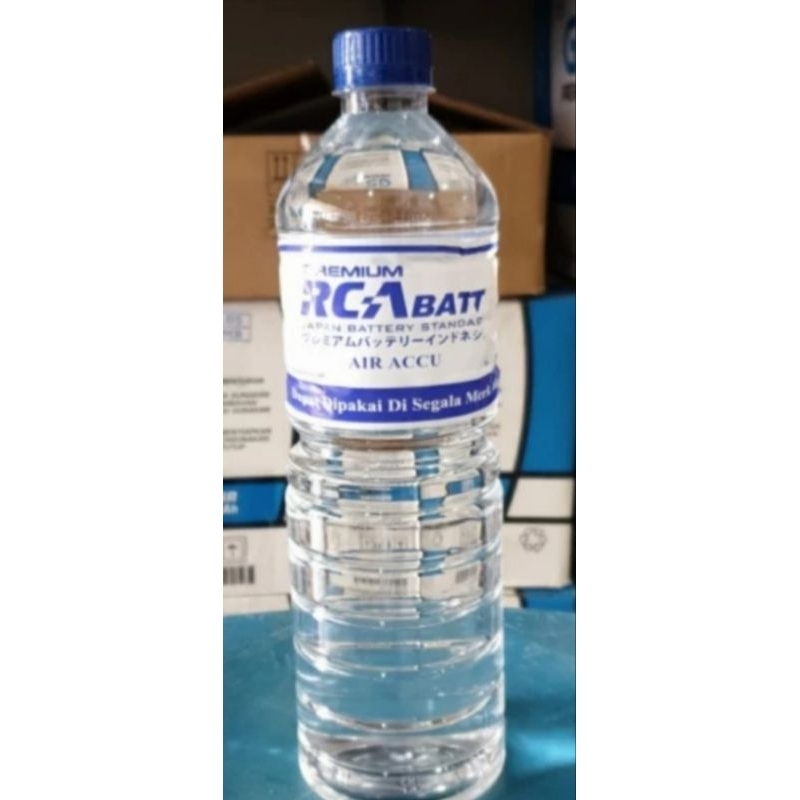RCA biru air bersih utk tambah air aki RCA 1 liter