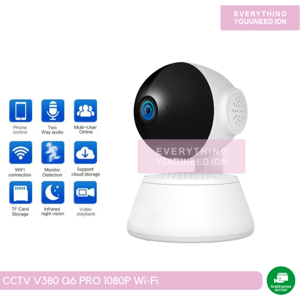 Kamera CCTV V380 Pro 1080P 360 Derajat
