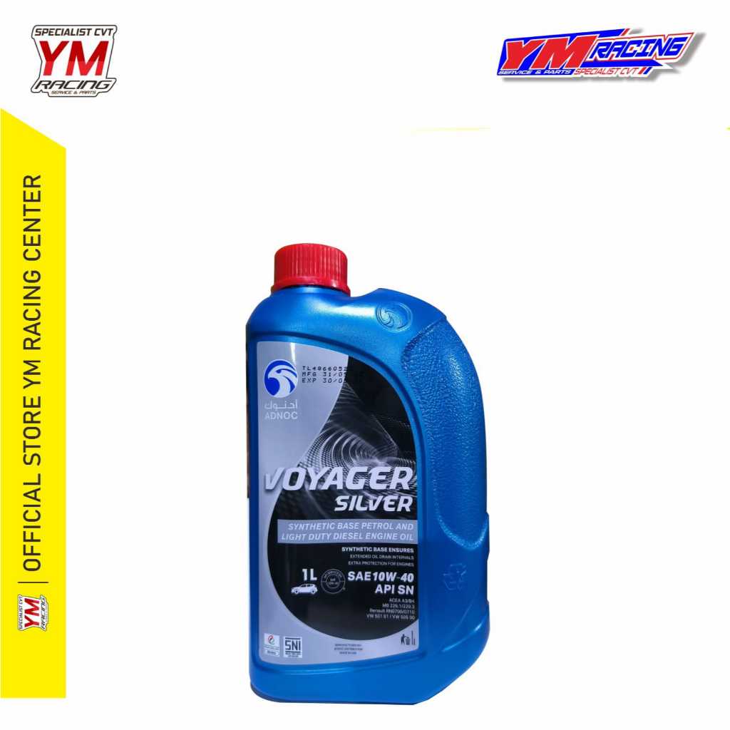 OLI ADNOC VOYAGER SAE 10W40 1L SILVER / OLI ADNOC VOYAGER SPX 4L 10W 40 1 LITER OLI MOTOR MATIC 1LIT