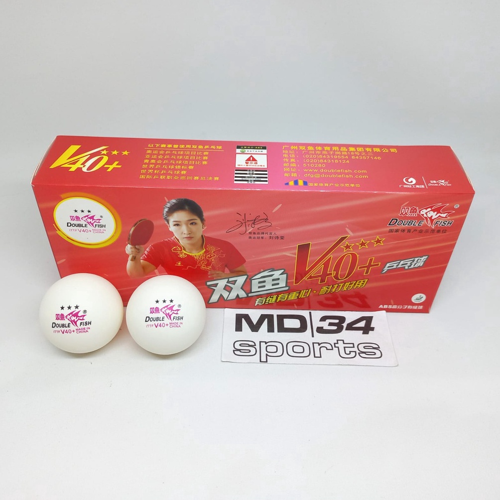 KODE S64A BOLA DOUBLE FISH V4 ABS 3 ISI 1 BOLA PER BOX  BOLA MURAH