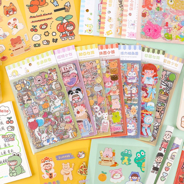 

TERUPDATE Fantasy Stickers Series Set 6 pc PVC aesthetic scrapbook DIY Material art Decoration