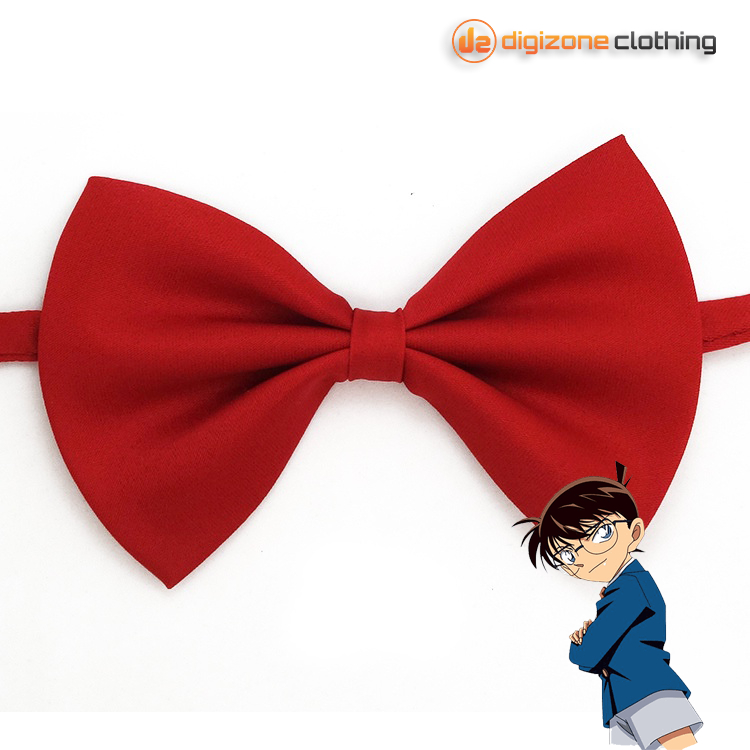 Dasi Kupu Kupu Merah Cosplay Anime Detective Conan