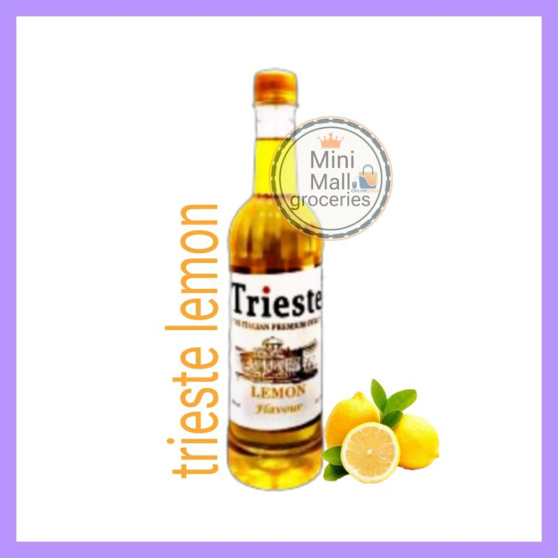 

syrup trieste lemon 650ml / sirup trieste rasa lemon 650 ml