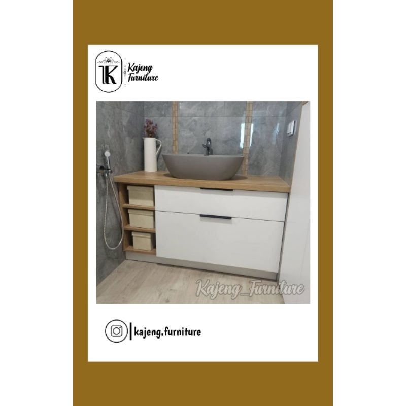 Cabinet wastafel, kabinet wastafel kamar mandi, kabinet wastafel estetis, cabinet wastafel modern, k