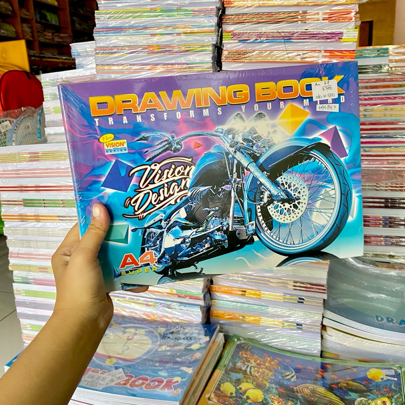 

(10 BUKU) BUKU GAMBAR A4 VISION PACK