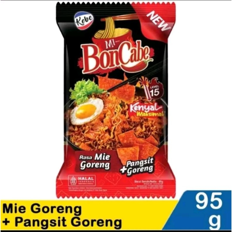 

Mie bon cabe level 15 kemasan 95 gram