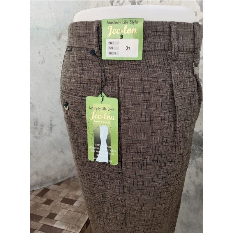 Celana Formal JCC Bahan Motif premium