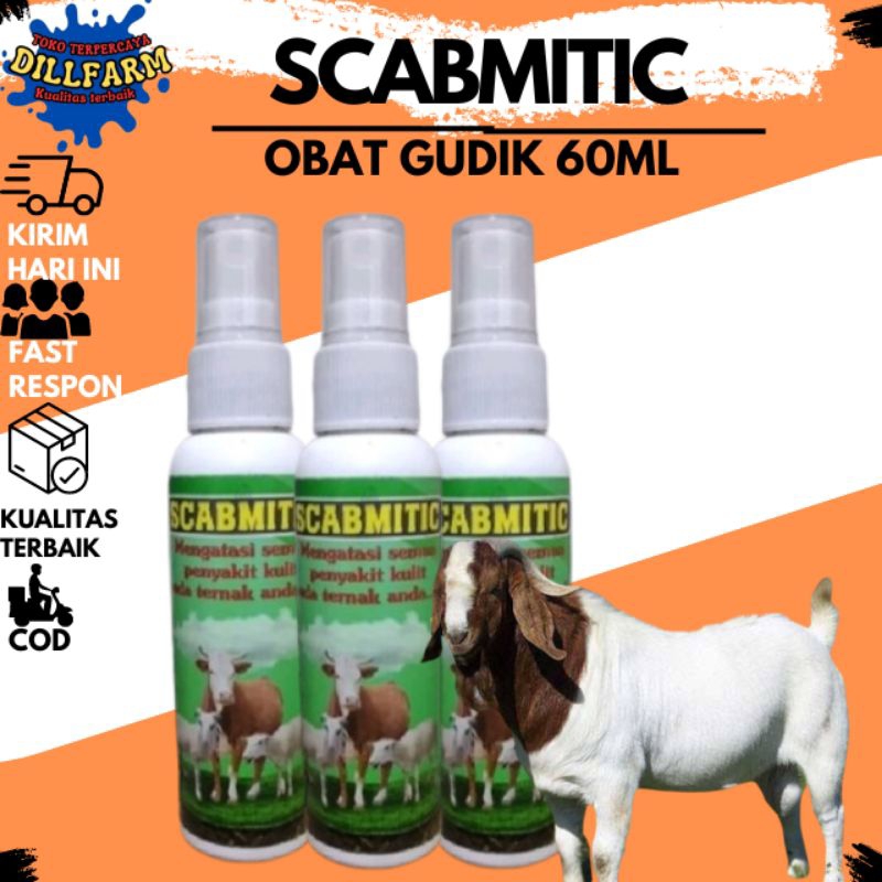 Obat Scabies Gudik Ternak Kambing 60ml