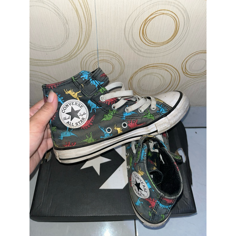 PRELOVED - Sepatu Converse Kids Dino Original from store