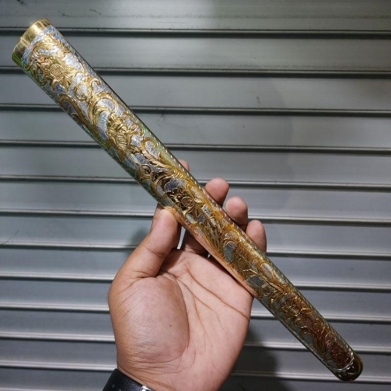 PENDOK MODEL BUNTON GAYA SOLO MOTIF LUNG LUNGAN EMAS SILIH ASIH Lapis emas 24 k gold plated Kode Ja8