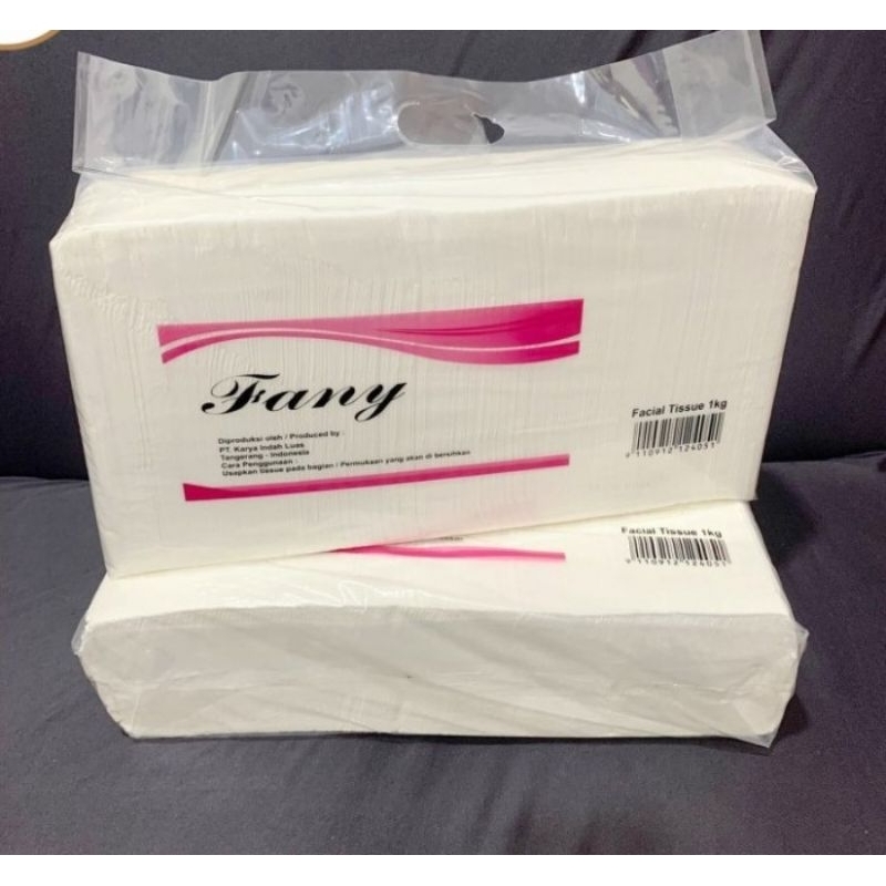 Tisu Fanny 1000Gram 1Kg Tissue Murah Tisu Wajah Muka Lembur Facial