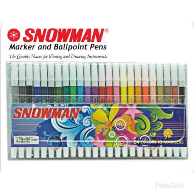 

SPESIAL DISCOUNT Spidol 24 warna SNOWMAN