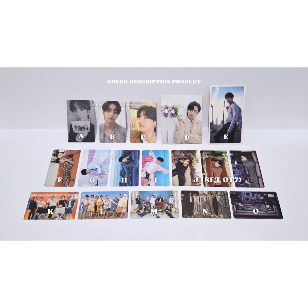 READY PC Photocard Album Butter Peaches Cream BE Deluxe Essensial Proof Standard Compact Group Grup 