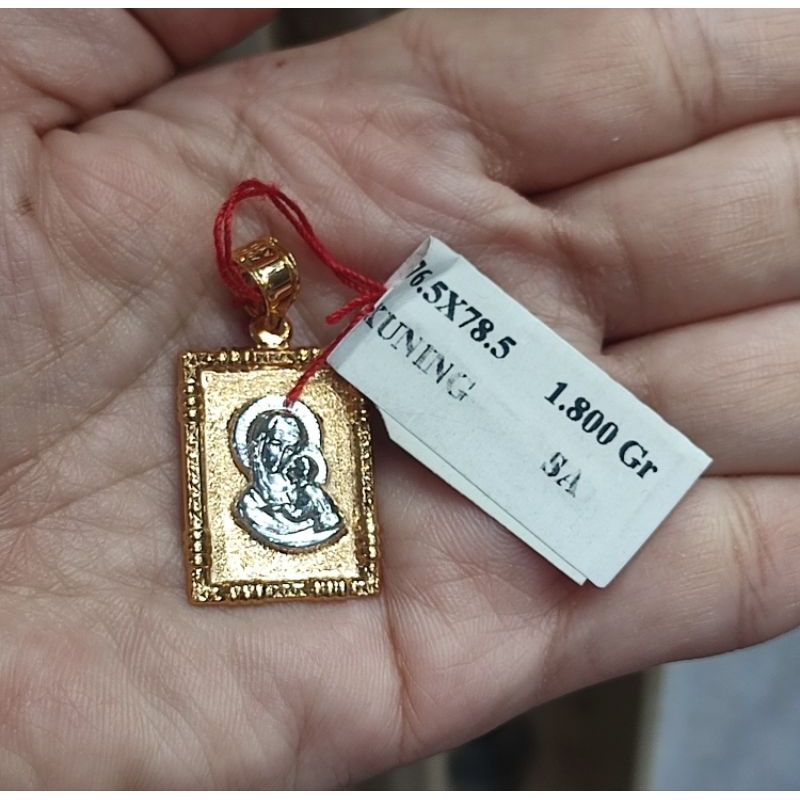 Liontin emas 70 bunda maria pigura