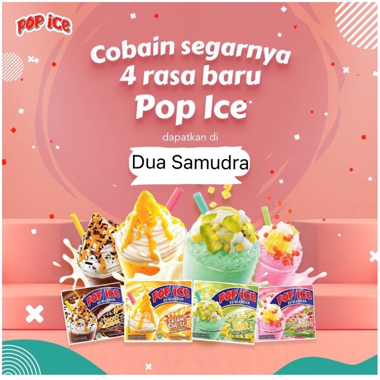 Kejar Murah  C9 Pop Ice Berbagai 1 renteng isi 1 pcs Macam Rasa pop es popes sachet
