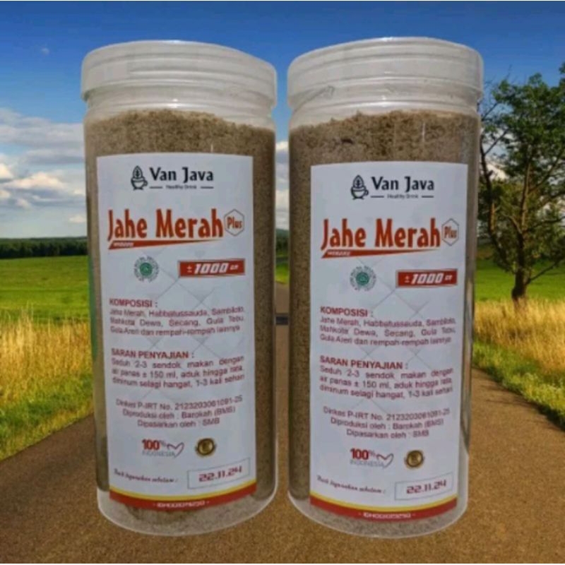 

Jahe Merah Bubuk Van Java 1kg Minuman Tradisional