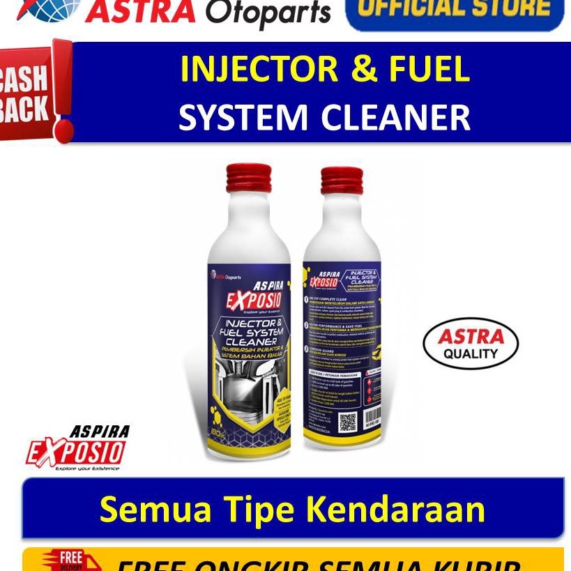 Terbatas Aspira Exposio Injector  Fuel System Cleaner for Mobil Bensin 18 mL AEIFSC18
