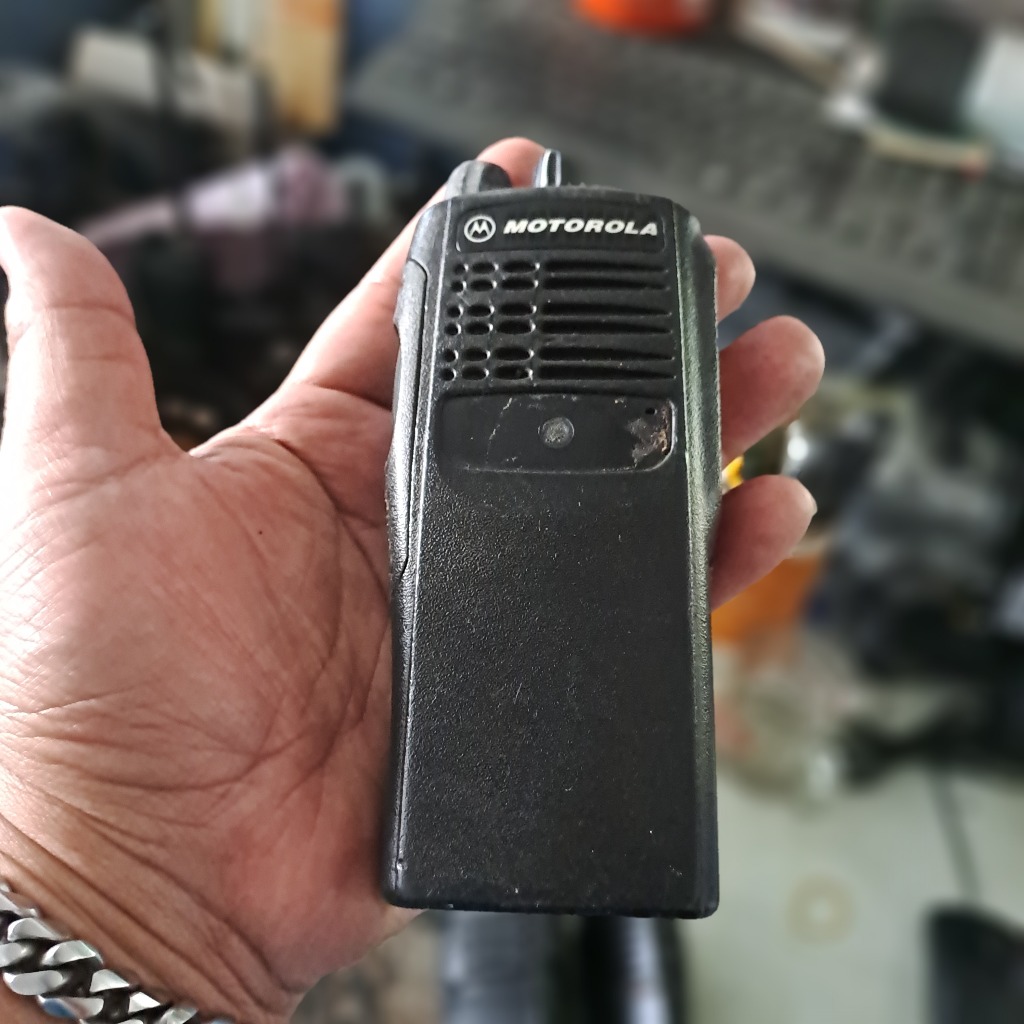 Mesin Ht Motorola Gp328 Uhf Low band 350 Mhz Bekas Made in Malaysia Original Normal
