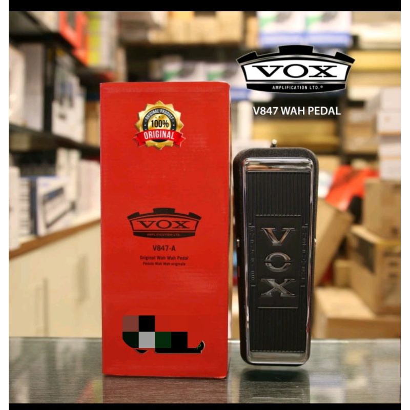 [Ready Stock] Vox Wah V847-A classic wah pedal effect gitar Best Product v847a
