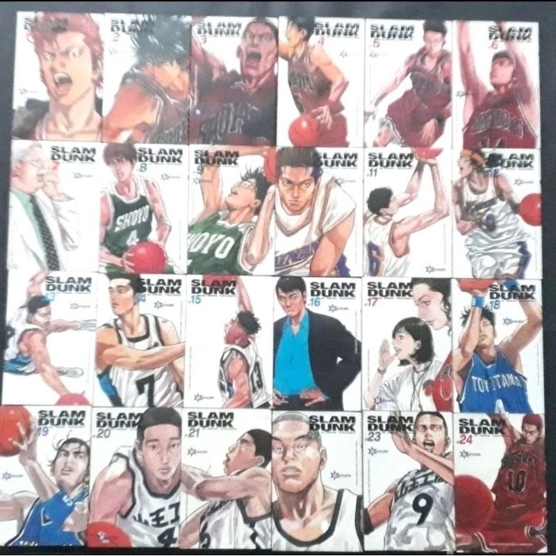 PAKET KOLEKSI 24 SLAMDUNK DELUXE LENGKAP/TAEHIKO INOUE/ELEX 2011