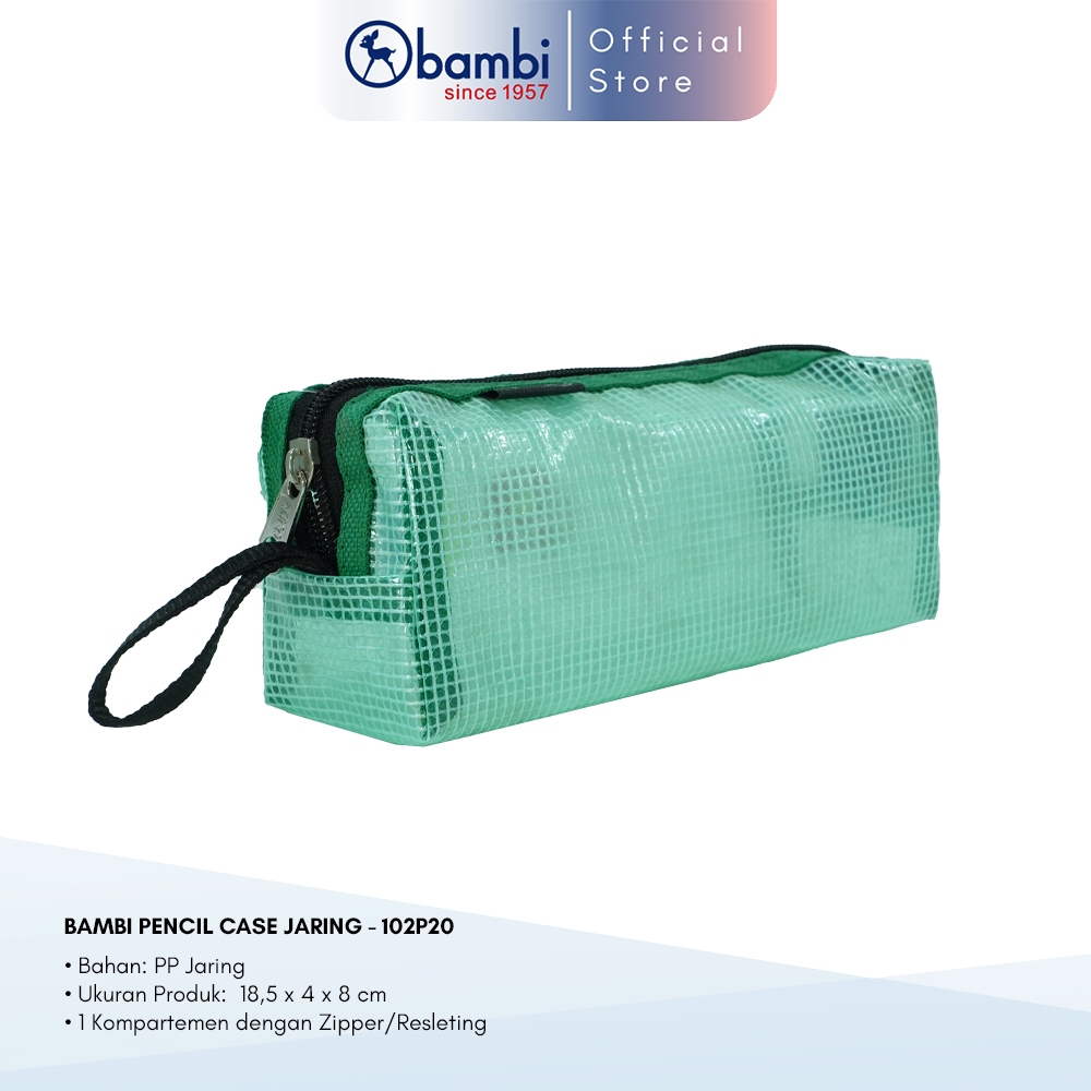 

Bambi Pencil Case Jaring Special Colour Tempat Pensil / Tempat Alat Tulis / Tempat Make up kode 102P20