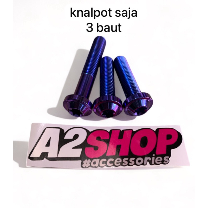 BAUT TITANIUM KNALPOT NMAX AEROX XMAX OLD AST